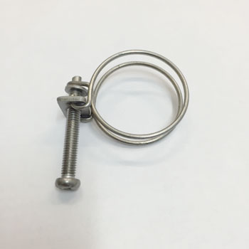 Stainless steel wire hose clamps